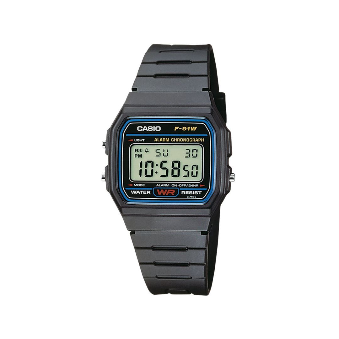 RELOJ CASIO UNISEX F-91W-1YER