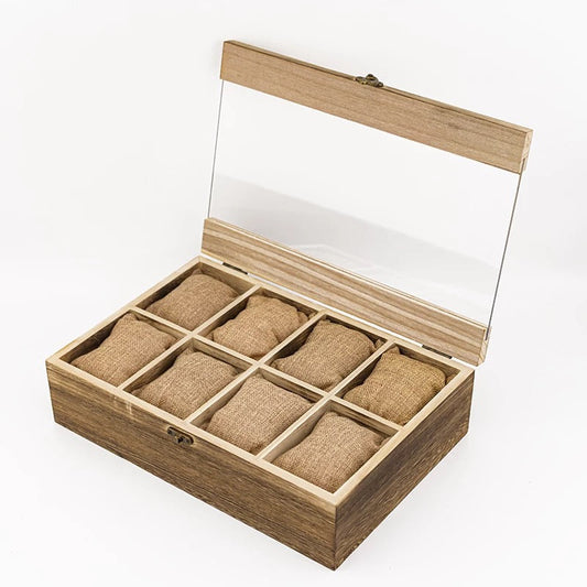 Organizador de Relojes de Madera Ironmen