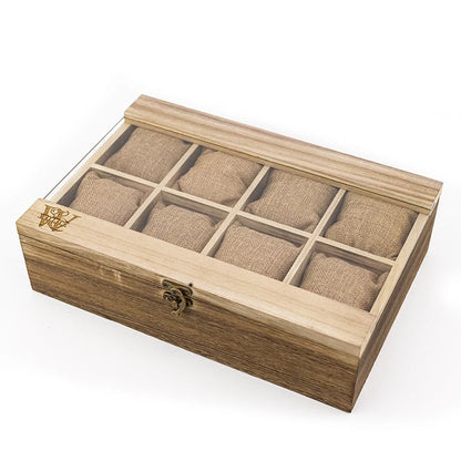 Organizador de Relojes de Madera Ironmen