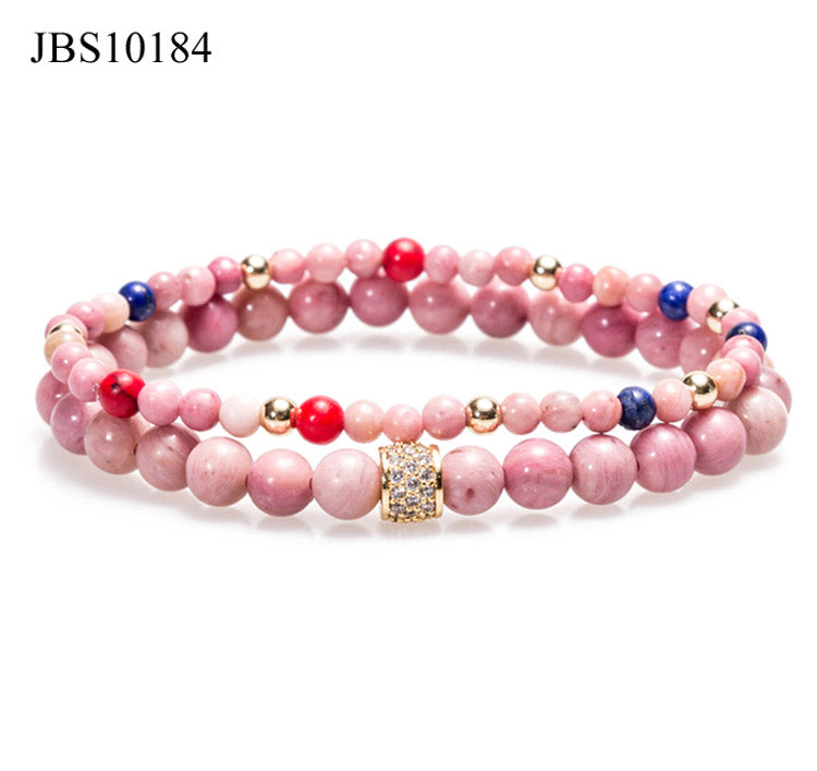 Pulsera Set Cuencas Rosa Mujer P10184