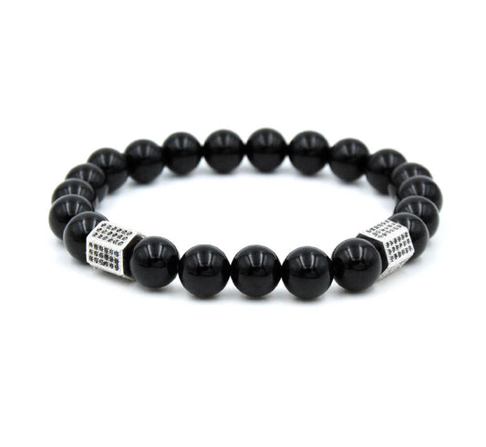 Pulsera Onix negro Hombre P85752