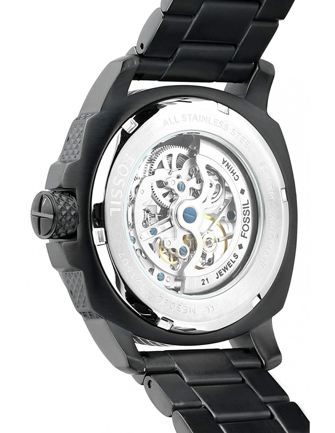 Reloj fossil automatico negro hot sale